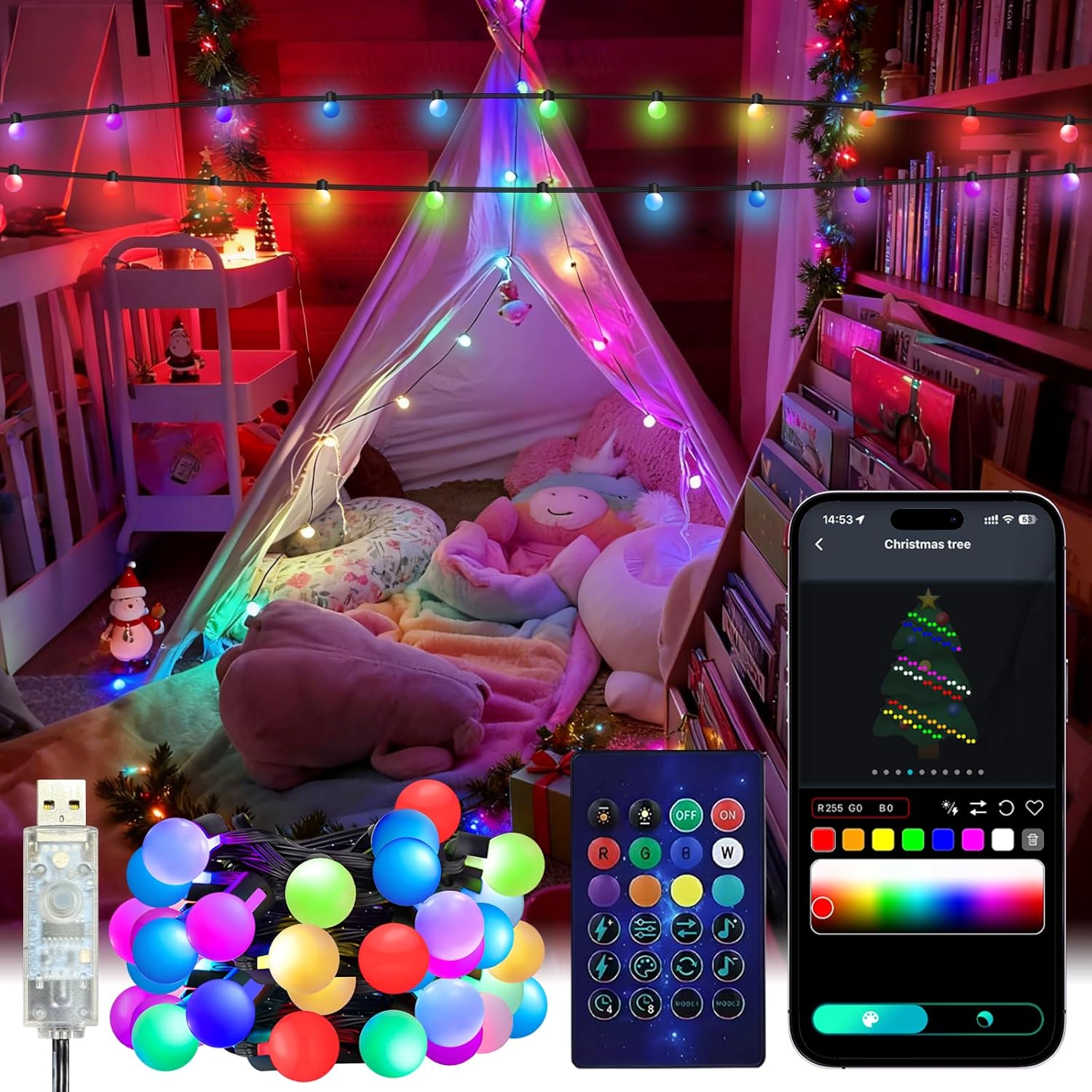 Smart Led Garden - Akıllı Küre Şeklinde Işık Zinciri 5/10