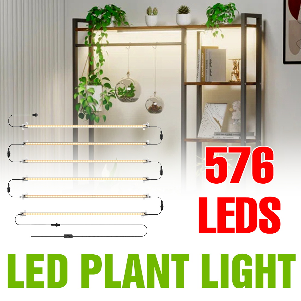 Led Plant Light Strip - 12 Başlıklı LED Büyütme Lambası Şeridi