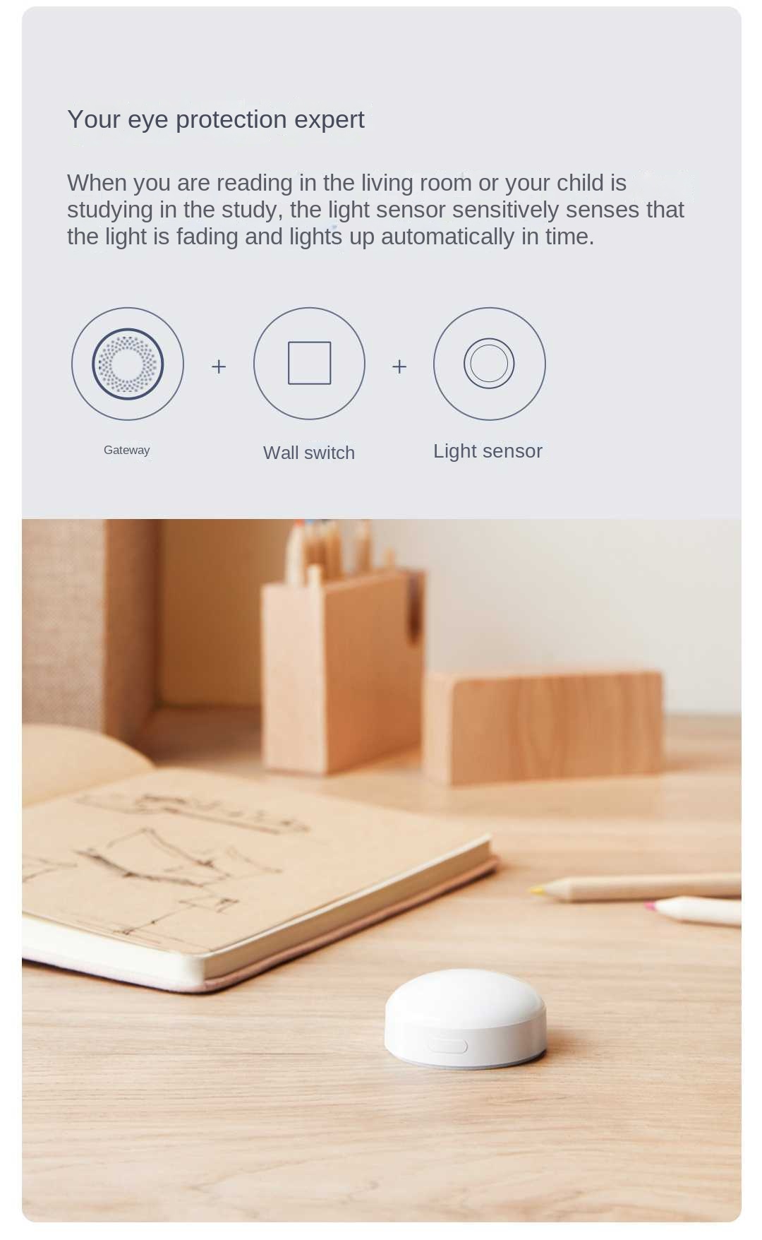 Aqara Işık sensörü T1 Zigbee 3 - Smart Garden Xiaomi incelemesi ve fiyatı