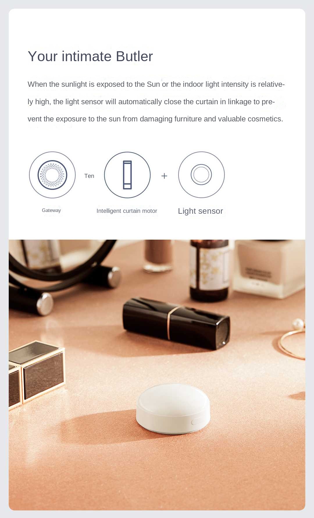 Aqara Işık sensörü T1 Zigbee 3 - Smart Garden Xiaomi incelemesi ve fiyatı