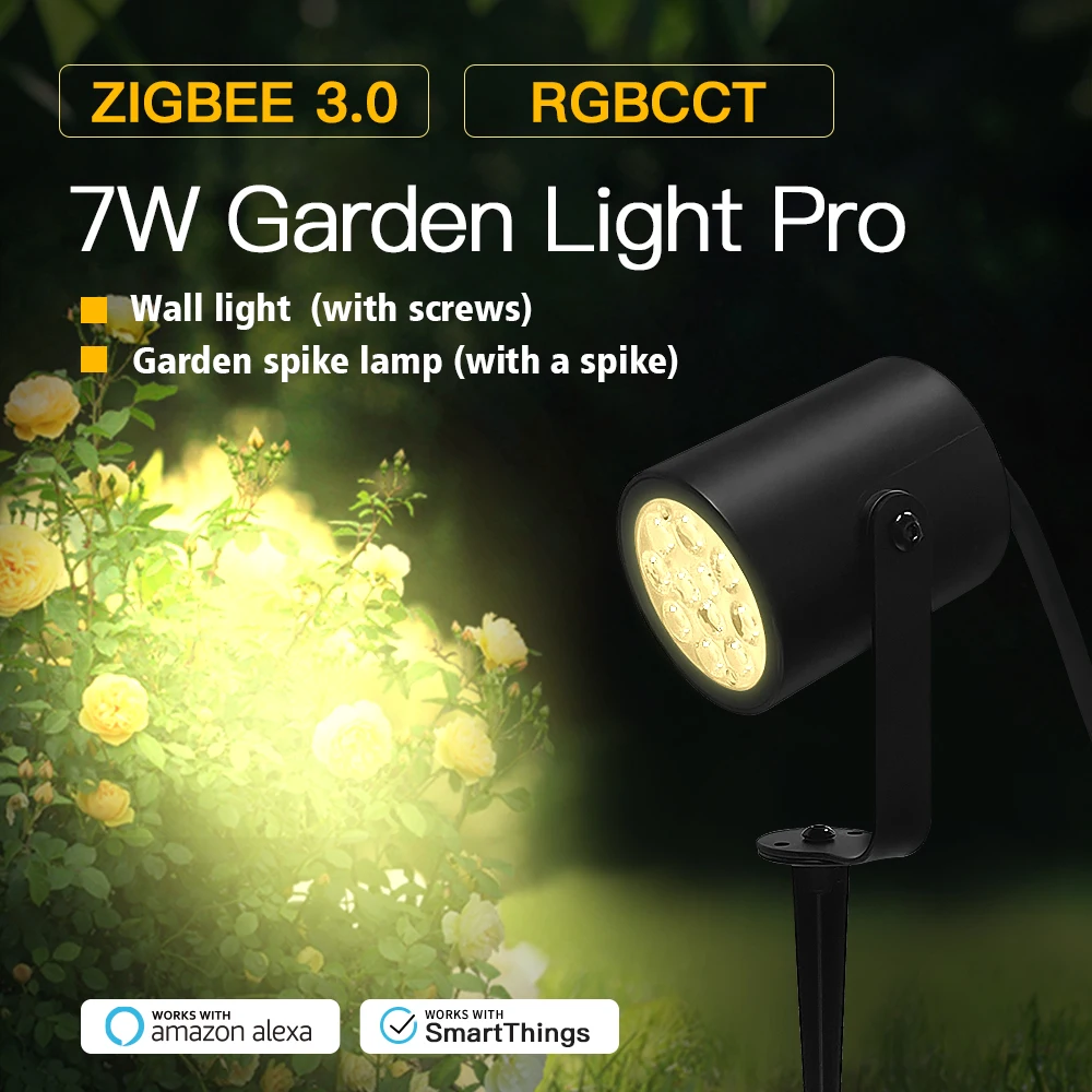 GLEDOPTO Zigbee 3.0 7W Akıllı  - Smart Zigbee Garden Light incelemesi ve fiyatı
