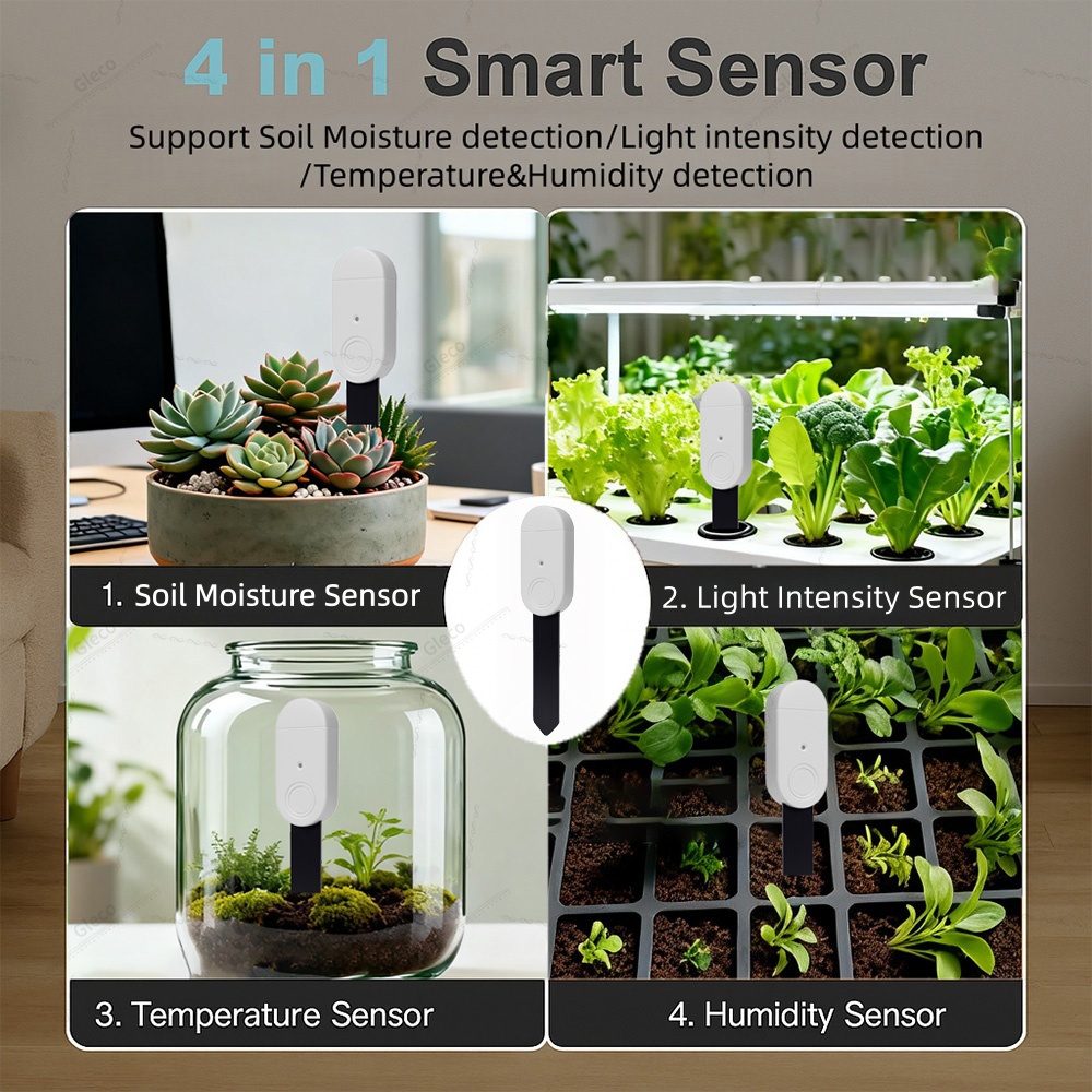4in1 Zigbee Toprak Nemi Sıcakl - Smart Zigbee Garden Light incelemesi ve fiyatı