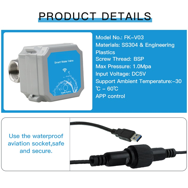 DN20/DN25 Akıllı Su Vanası WiF - Smart Garden Hose Valve incelemesi ve fiyatı