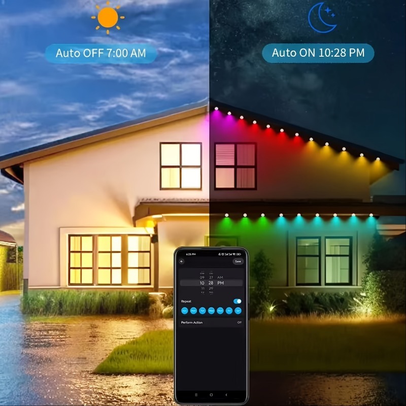 150 ft 100 ft 50 ft Kalıcı Dış - Smart Led Garden incelemesi ve fiyatı