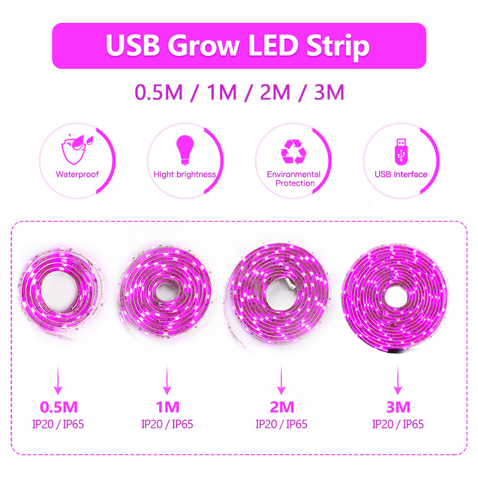 USB Tam Spektrumlu LED Büyümek - Led Plant Light Strip incelemesi ve fiyatı