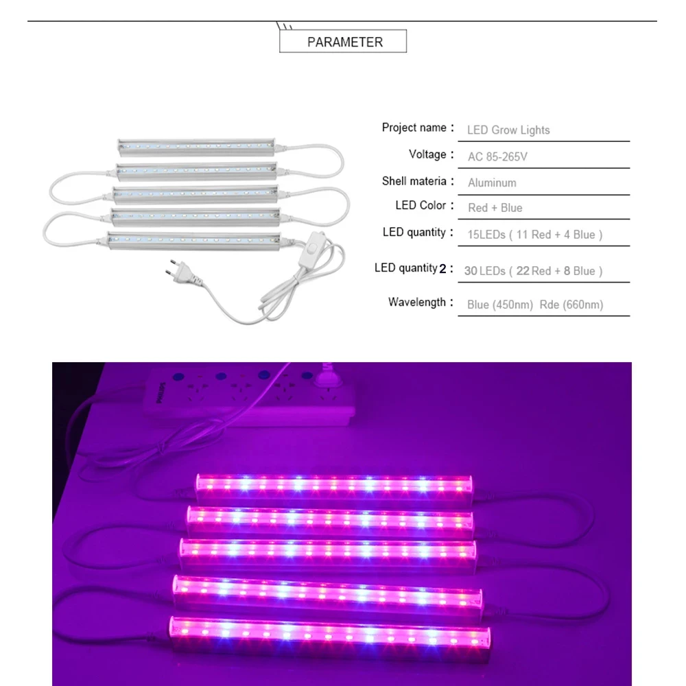 12 İnç LED Bitki Yetiştirme Iş - Led Plant Light Strip incelemesi ve fiyatı
