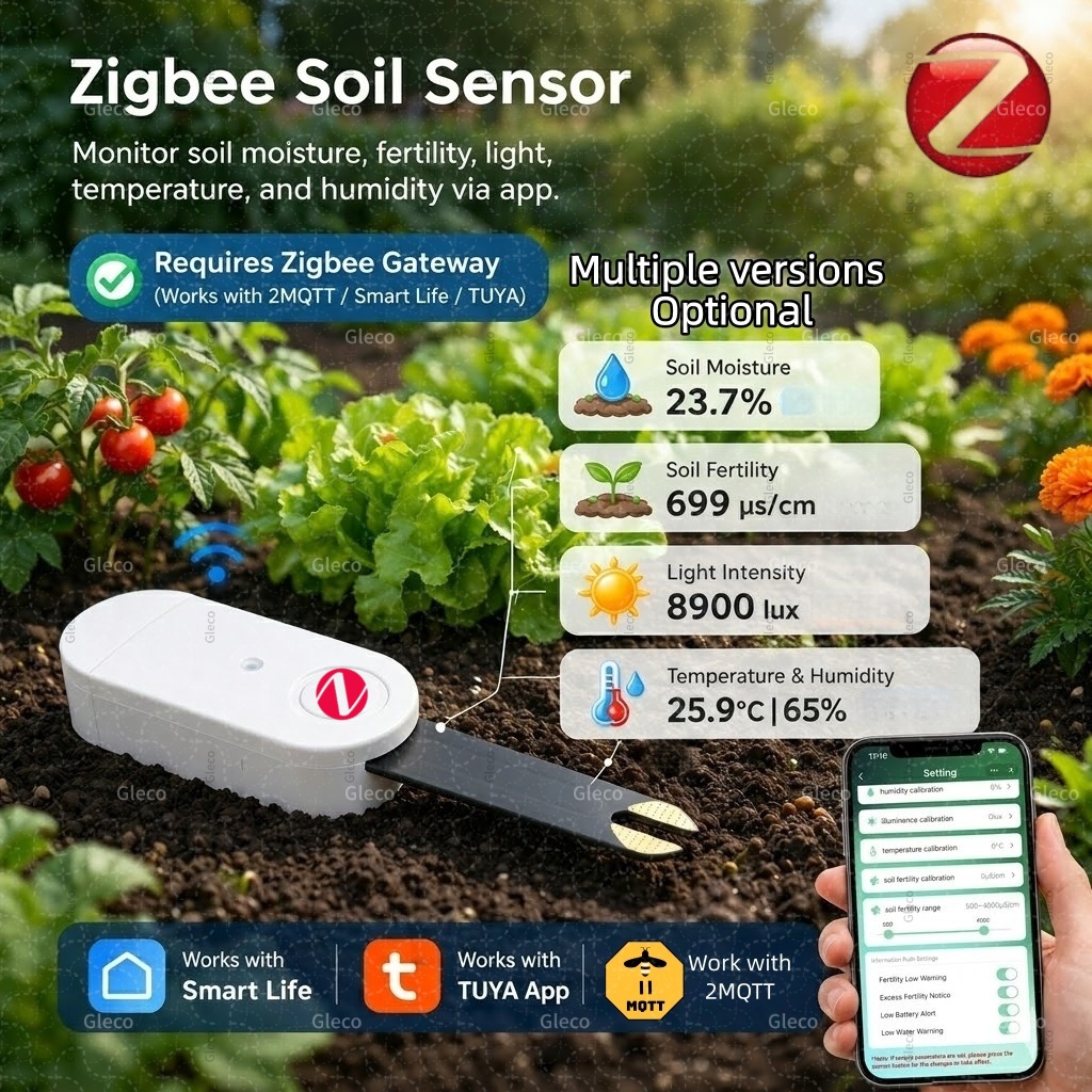 Zigbee Toprak Nemi Sıcaklık Ne - Smart Zigbee Garden Light incelemesi ve fiyatı