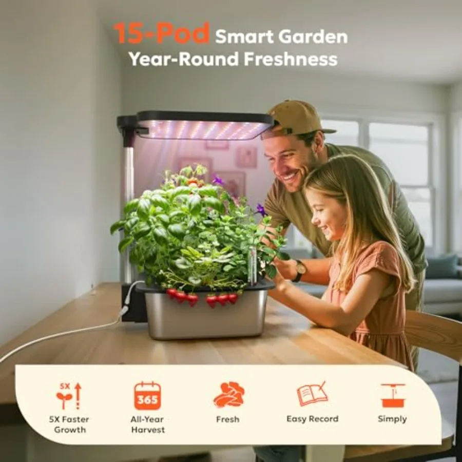 15 bölmeli, paslanmaz çelik ya - Smart Garden Construct incelemesi ve fiyatı