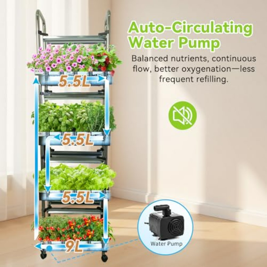 İç mekan hidroponik yetiştirme - Smart Garden Vertical incelemesi ve fiyatı