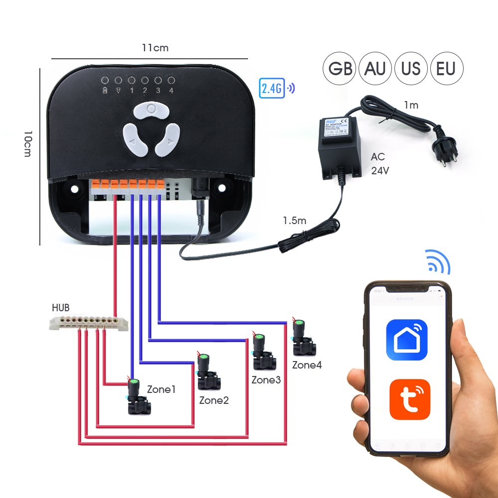 Bahçe Hortumu Solenoid Valf Ko - Smart Garden Hose Valve incelemesi ve fiyatı