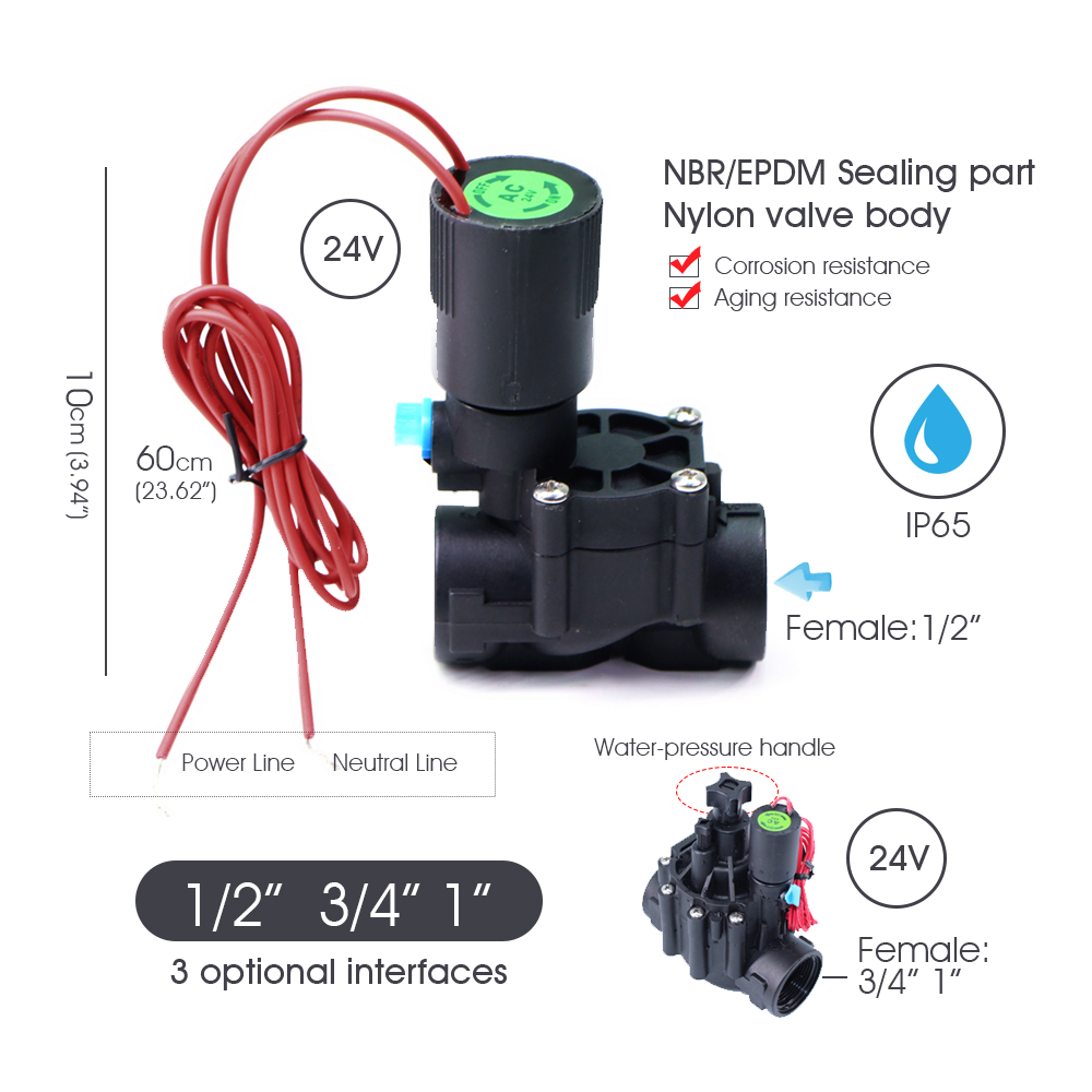 Bahçe Hortumu Solenoid Valf Ko - Smart Garden Hose Valve incelemesi ve fiyatı